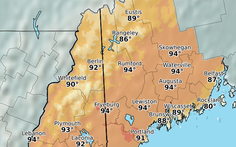 Gross, hot and humid: Temperatures to reach mid 90s Monday