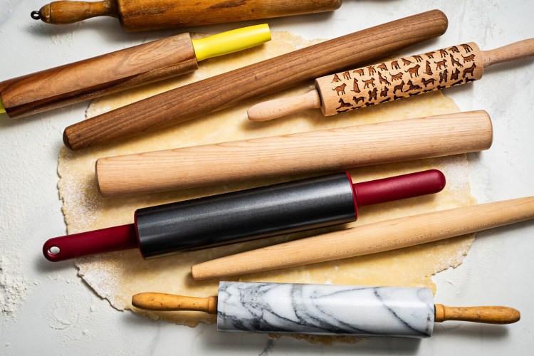 A selection of rolling pins; wooden rolling pins are still the gold standard. MUST CREDIT: Photo by Scott Suchman for The Washington Post.