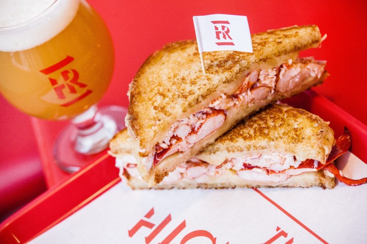 Highroller's Lobster Grilled Cheese.