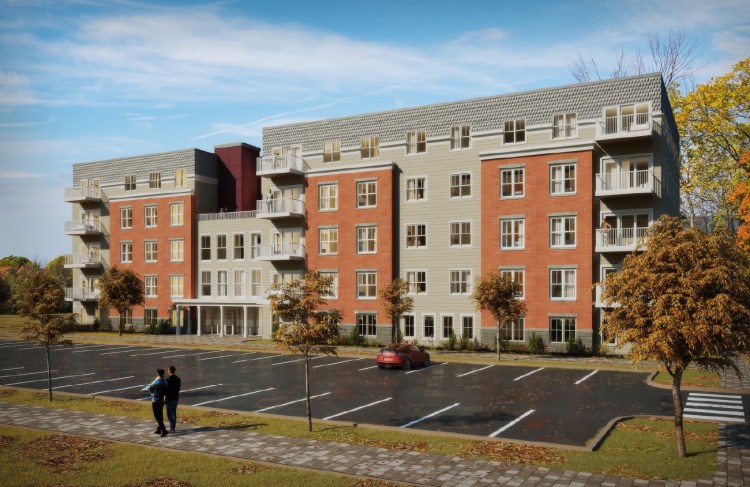 A developer is planning to add 140 condominiums for seniors in four new buildings on the former Catherine McAuley High School campus in Portland.