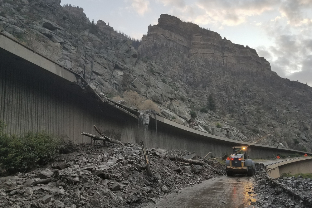 Trapped in Tunnel Mudslides Colorado