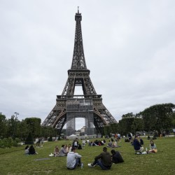 Virus Outbreak France Eiffel Tower