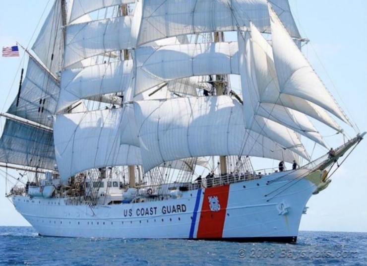 Tangle Myrde Vedhæftet fil Coast Guard's iconic tall ship, Eagle, will visit Maine for belated  bicentennial celebration