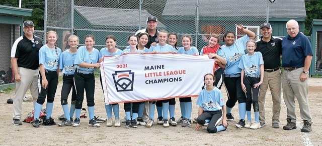 Members of the Windham Little League sotball all-stars, who will head to the Little League Softball East Regional this weekend after winning the Maine championship.