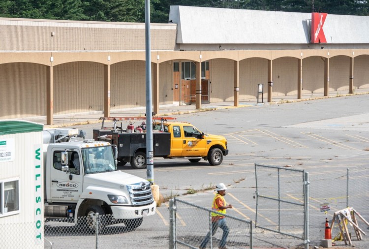 The $9.6 million renovation of the former Kmart on Center Street in Auburn is continuing. Retailer Target is adding nearly 2,000 square feet and plans to open next year.