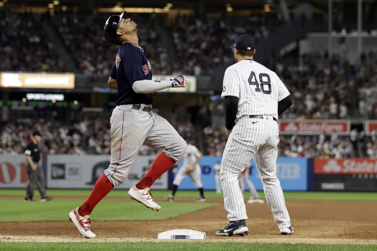 MLB Roundup: Dalbec's homer helps Red Sox avoid sweep against Yankees