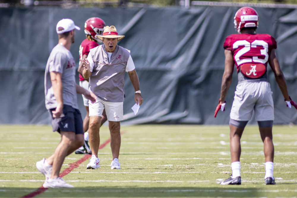 Alabama Practice Football