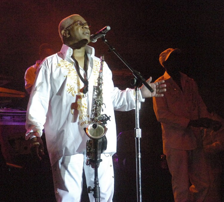 Dennis Thomas performs in 2008 with the band Kool & the Gang in Bethlehem, Pa. 

