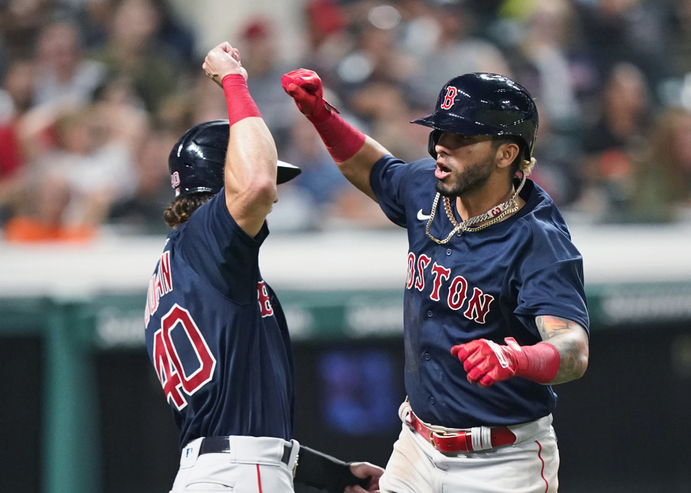 Red Sox Indians Baseball