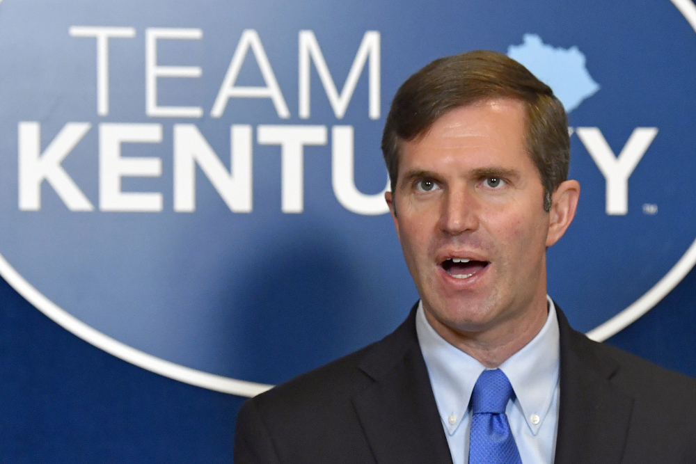 Virus Outbreak Kentucky Governor