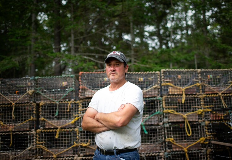 Lobsterman Barry Baudanza, at his home in South Thomaston, said Wednesday that new rules designed to protect North Atlantic right whales represent “the worst-case scenario” for lobstermen.