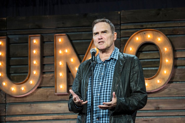 Norm Macdonald performs in 2017 in San Diego, Calif. 