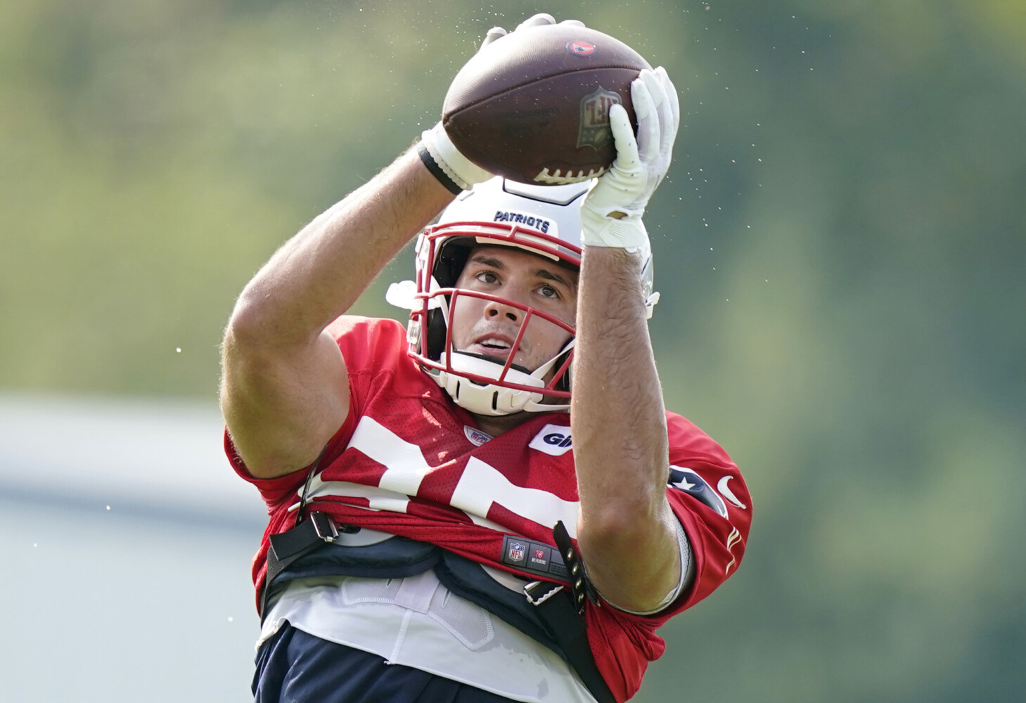 Press Conference  New England Patriots Tight End Hunter Henry Speaks to  Media Following Miami 