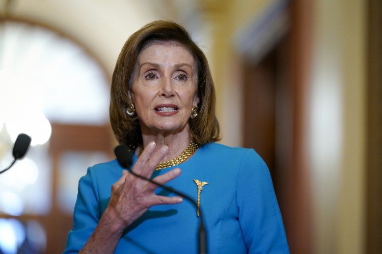 "We’re in good shape," Speaker of the House Nancy Pelosi, D-Calif., said after a meeting to try to bridge party divisions over President Biden's agenda. 