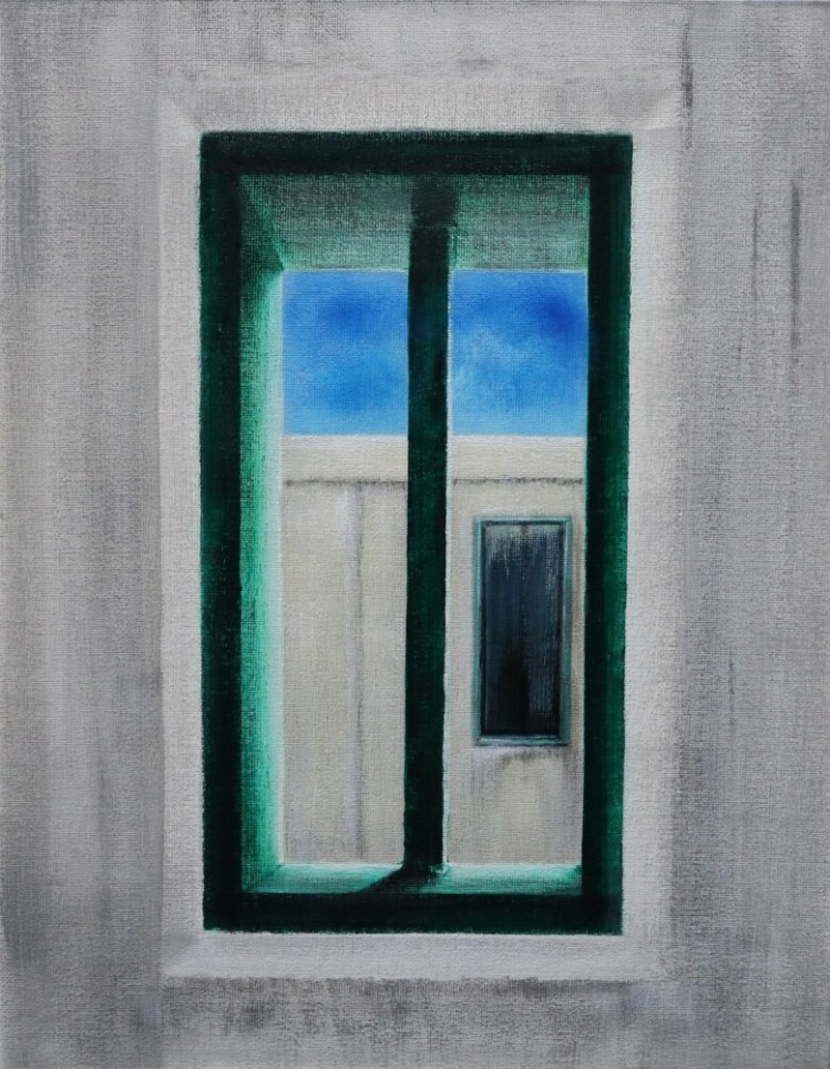 "View from the Window," an unidentified piece of artwork from the "Freedom & Captivity: Maine Voices Beyond Prison Walls" exhibition in Portland.