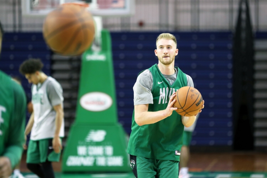 Sam Hauser wants to prove he belongs with Celtics after earning big deal