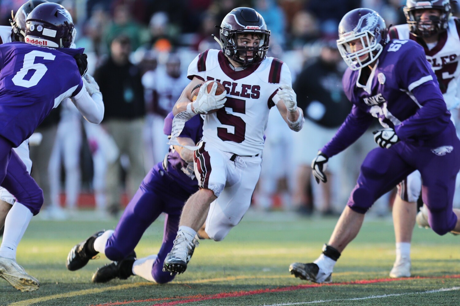 Football: Marshwood Edges Windham To Capture 4th Straight Class B Title