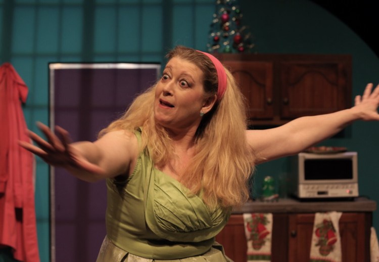Grace Bauer stars in Good Theater's "Who's Holiday," opening Wednesday at the St. Lawrence Arts Center in Portland.