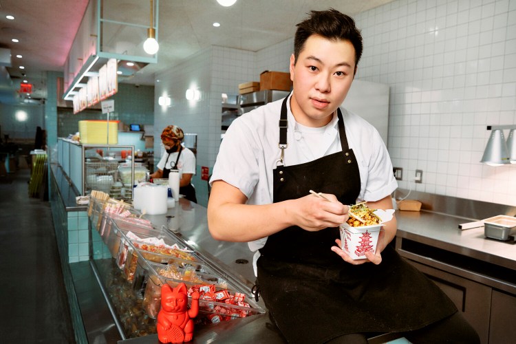 Chef Lucas Sin at Nice Day in New York City.