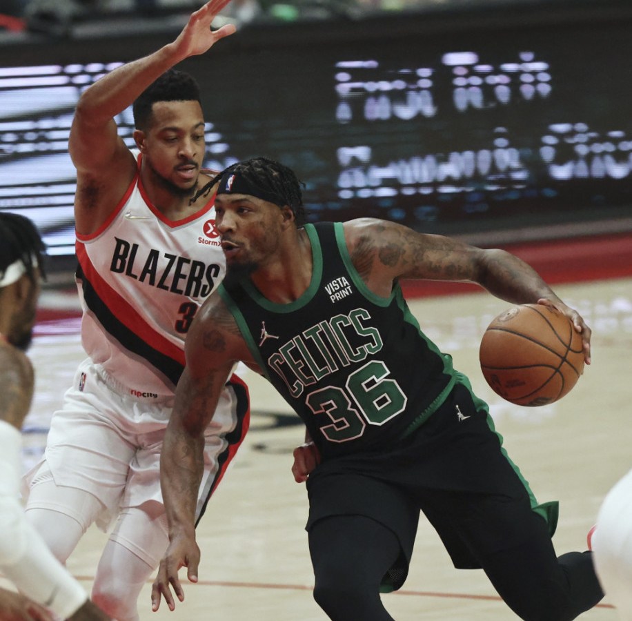 Celtics Trail Blazers Basketball