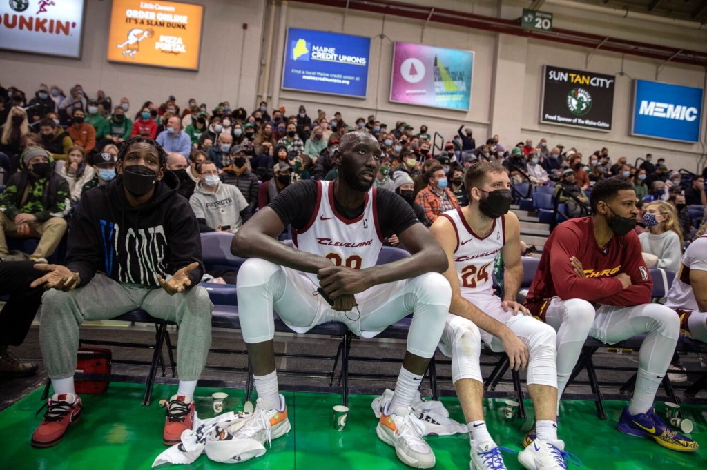 Tacko Fall leads Red Claws to victory in Portland debut