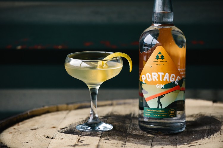 Three of Strong's Portage is a sweeter, creamier gin that makes a fine martini.