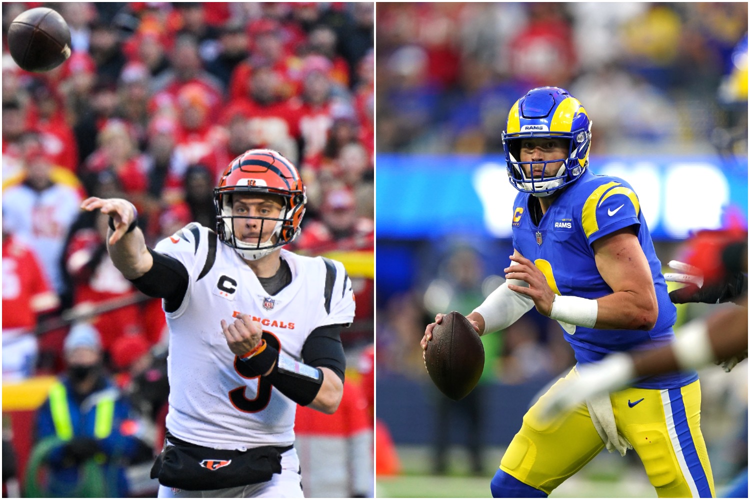 Joe Burrow and Matthew Stafford took different paths to Super Bowl