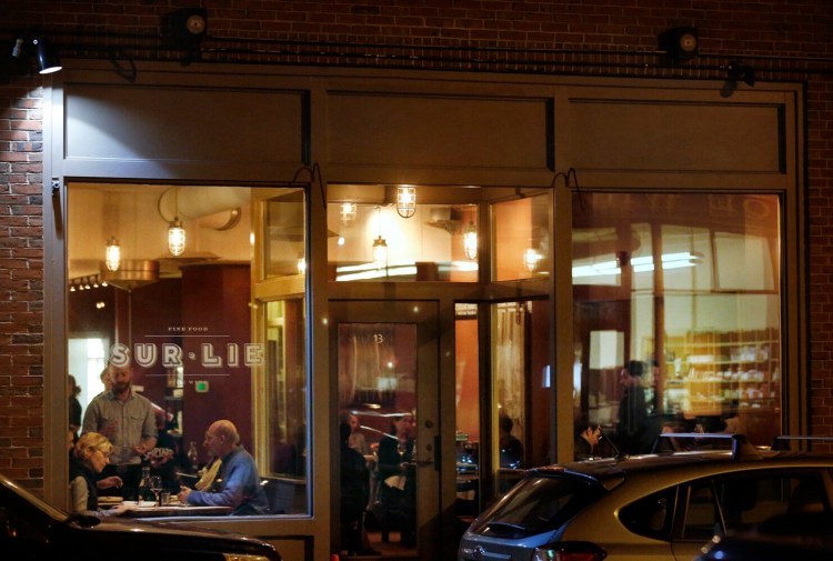 Sur Lie, on Free Street in Portland, has participated in Maine Restaurant Week for eight years.