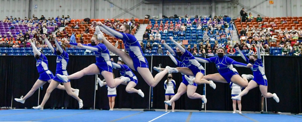 Monadnock cheer wins second consecutive state championship, Local Sports