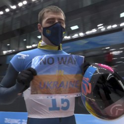 Beijing Olympics Ukraine Sign