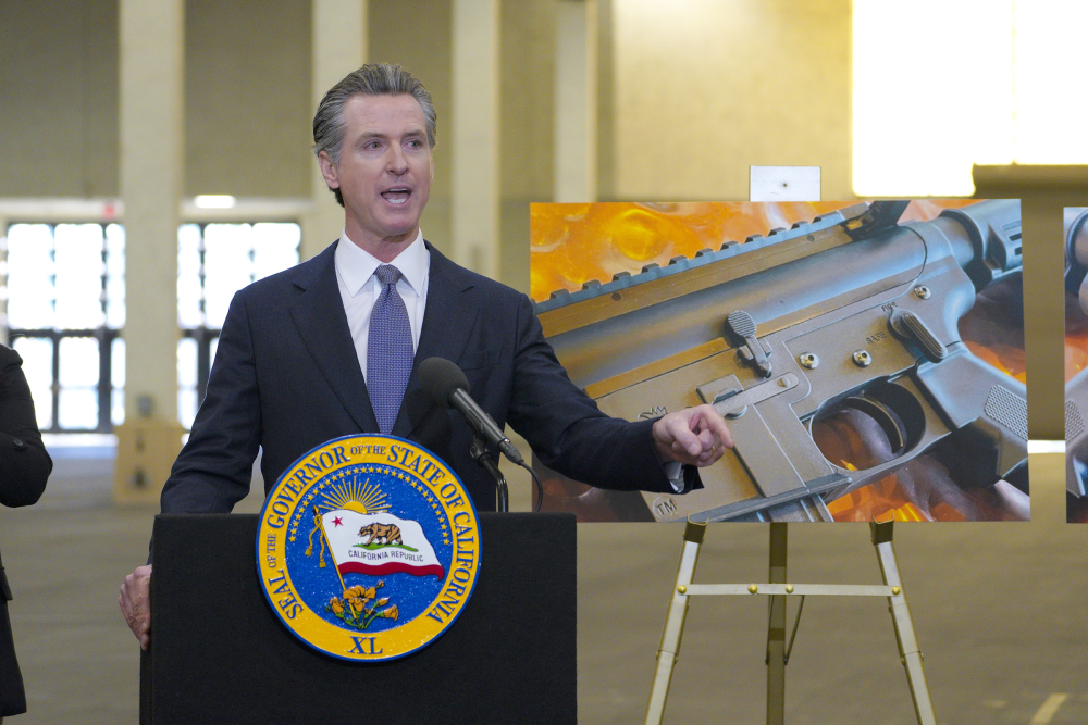 California Governor Assault Weapons