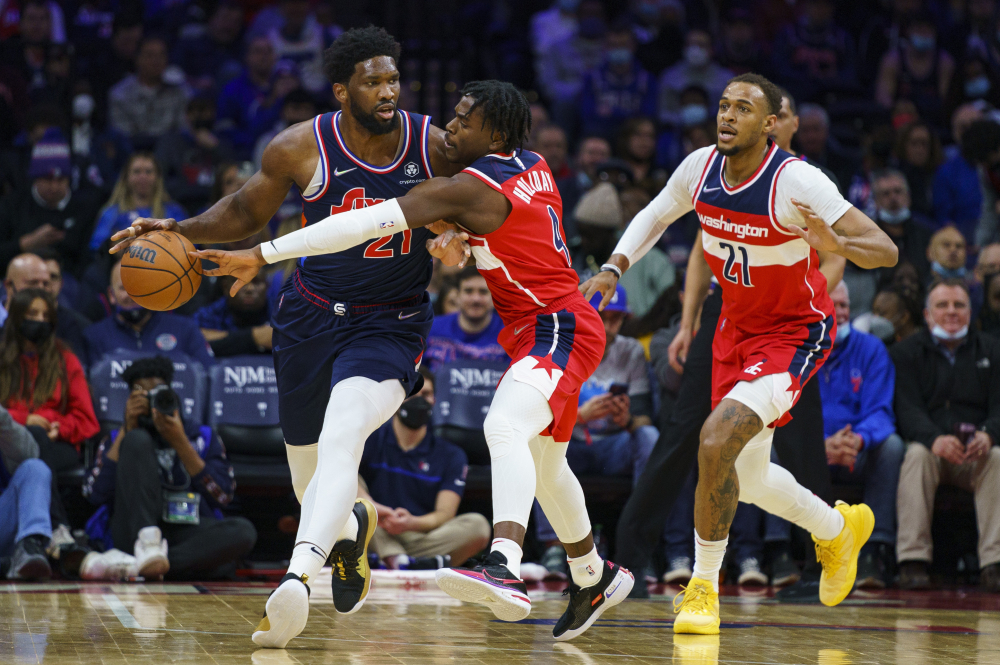 Wizards 76ers Basketball