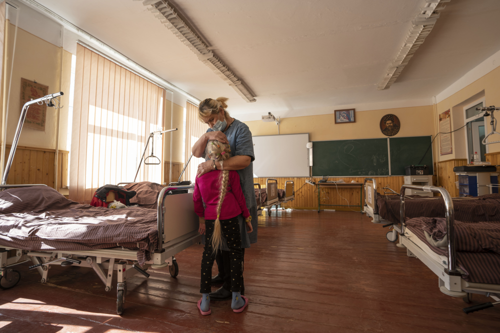 APTOPIX Russia Ukraine War Displaced Children