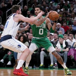Mavericks Celtics Basketball