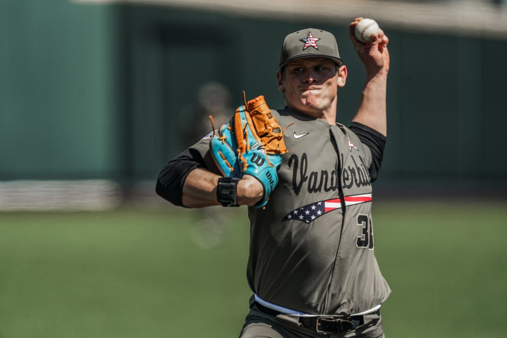 Jacobs Throws Out First Pitch at Vanderbilt Baseball Game