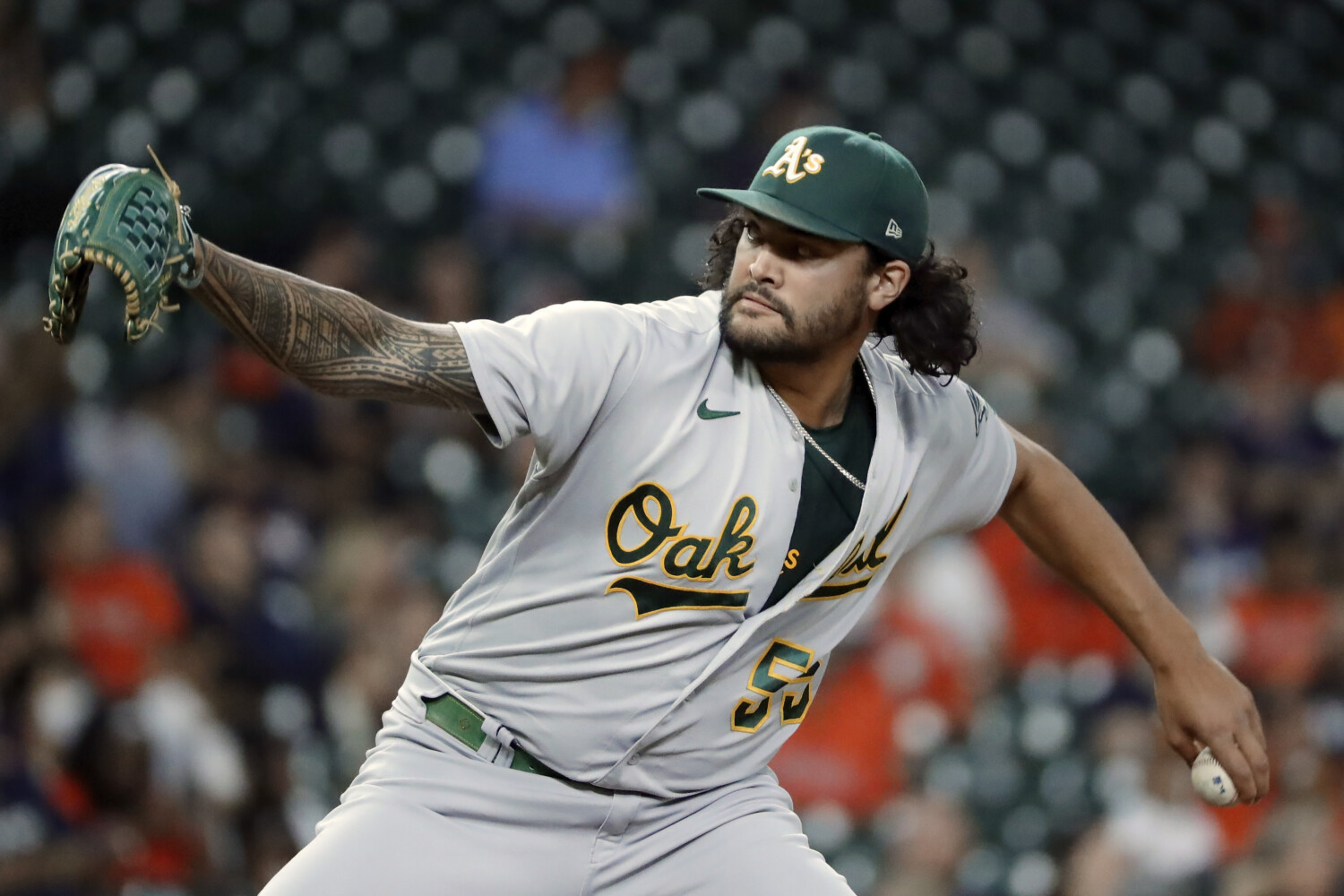 A's lefty Sean Manaea pitches no-hitter to beat Red Sox, 3-0