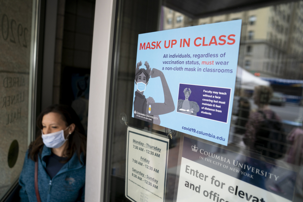 Mask Mandate Universities