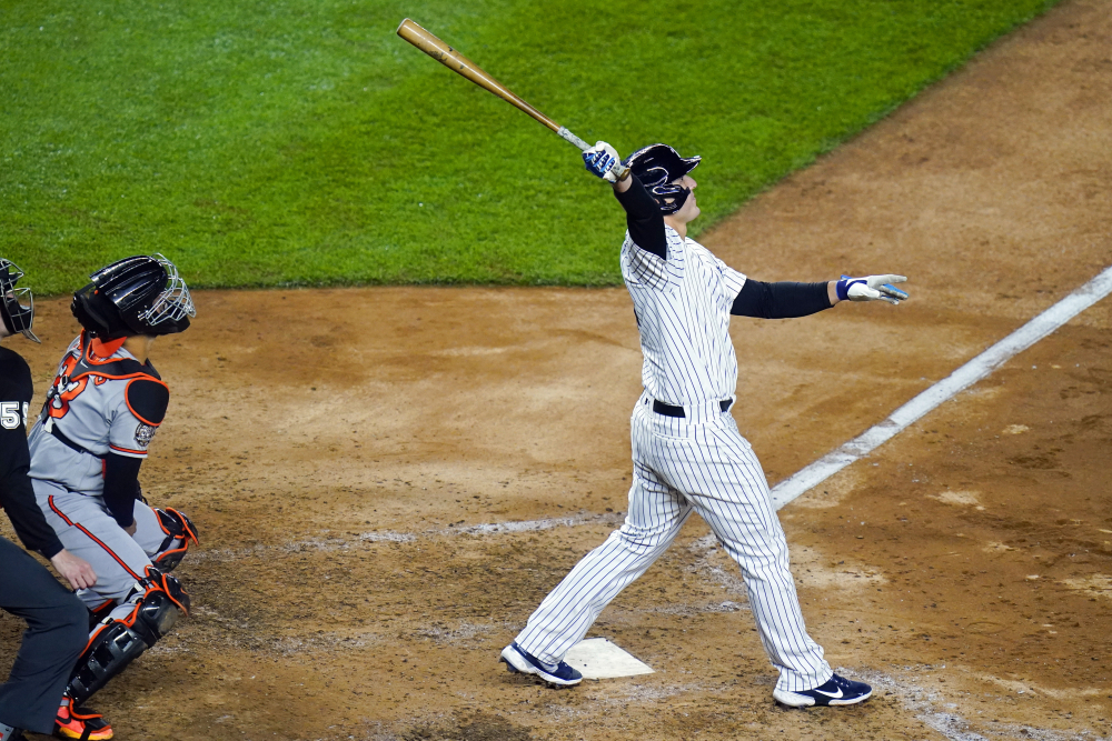 MLB roundup: Didi Gregorius hits two three-run homers as Yankees