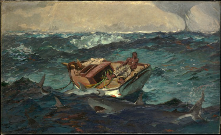 Homer's "The Gulf Stream." MUST CREDIT: Metropolitan Museum of Art, New York