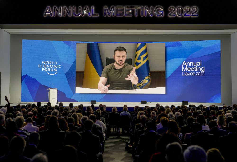APTOPIX Switzerland Davos Forum