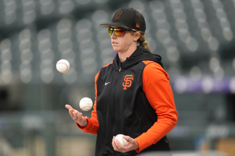 First woman MLB coach Alyssa Nakken is appreciative of all that