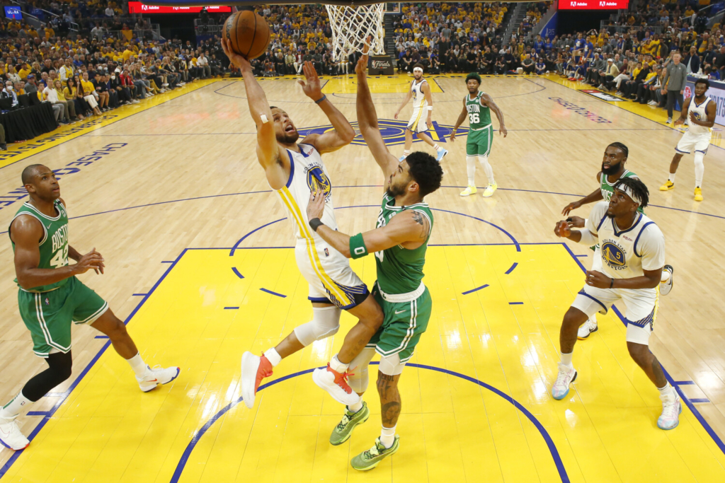 Why do the Warriors have home court advantage over the Celtics in
