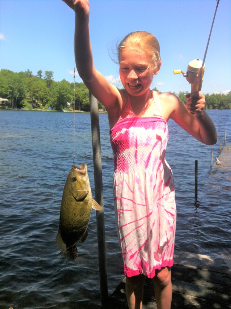 Sports, fishing, girls, young, water, pond, fishing pole, bobber