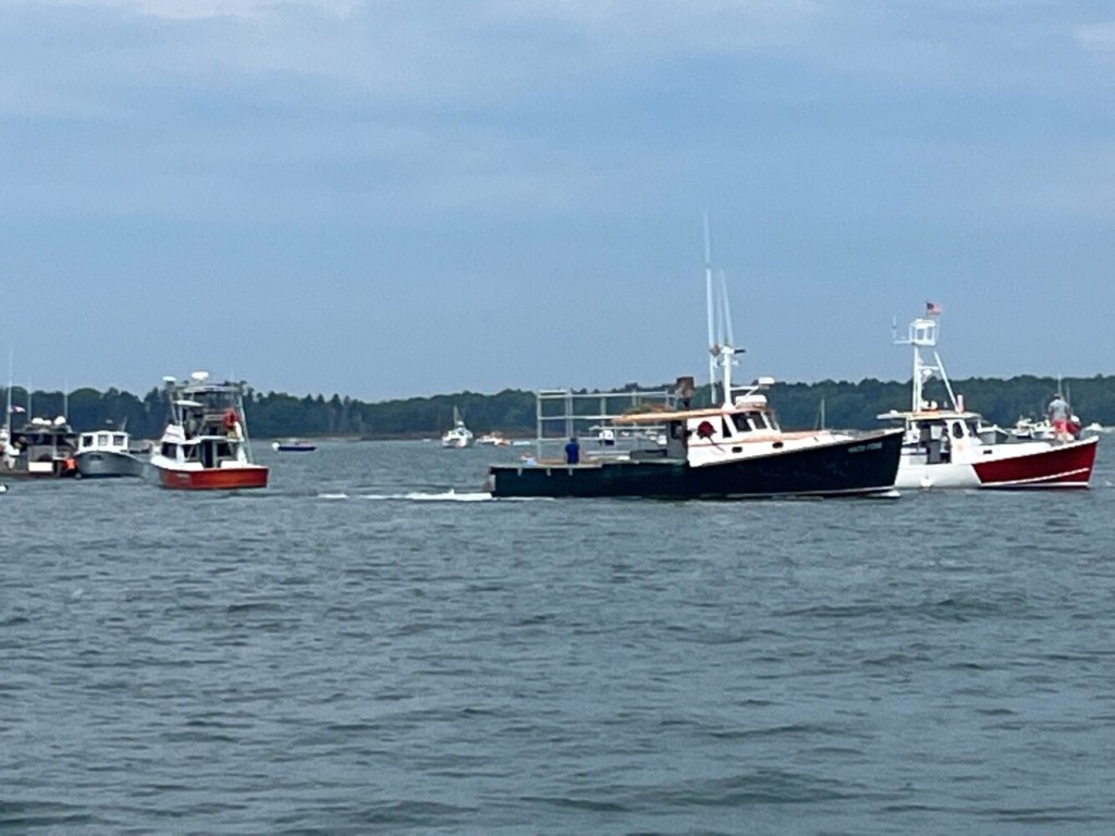 Hundreds gather for the 30th Lobster Boat Race in Harpswell