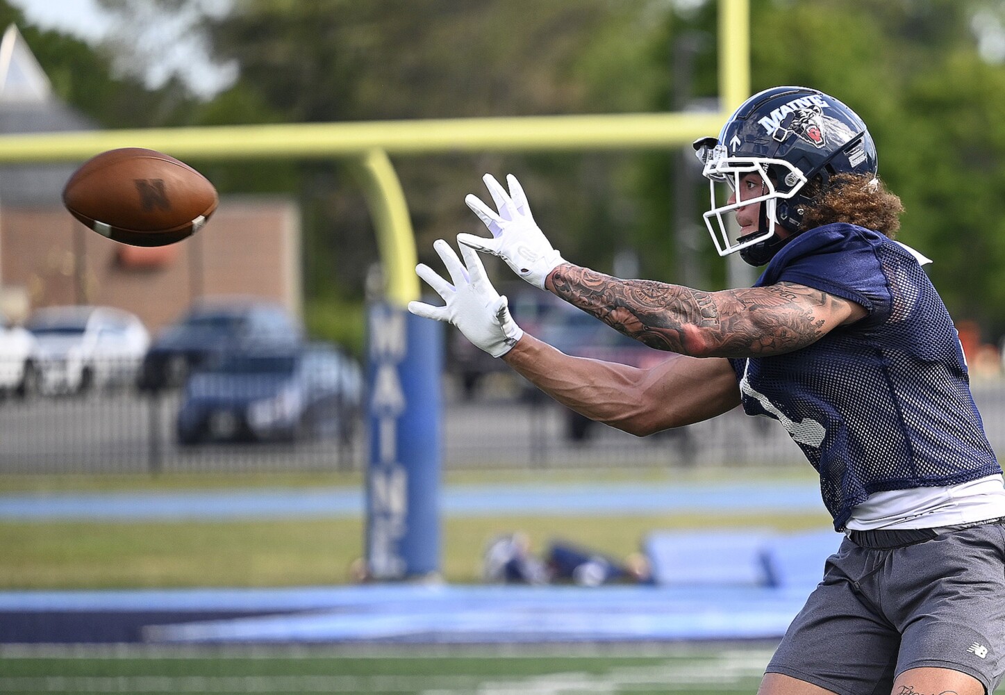 Wide receiver Montigo Moss making name for himself at UMaine