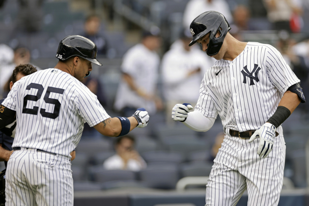 Yankees get 11th win in 16 games as Aaron Judge starts off victory over  Jays with two-run homer - The Boston Globe