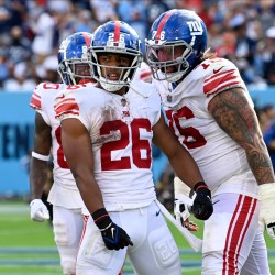 Giants' Saquon Barkley rewarded for dominating performance vs. Titans 