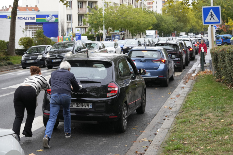 APTOPIX France Fuel Shortages