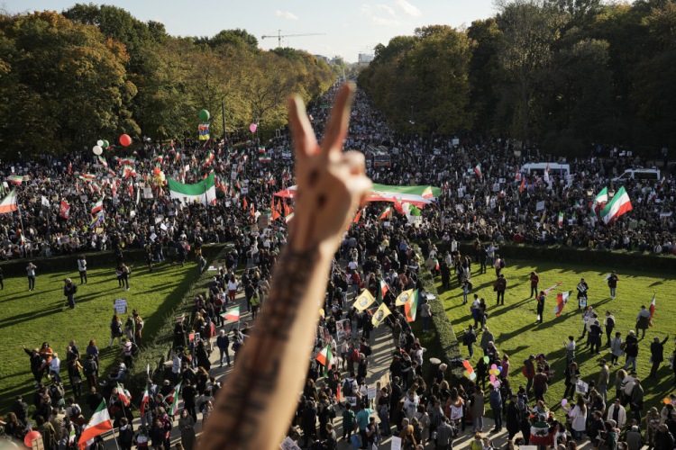 APTOPIX Germany Iran Protest