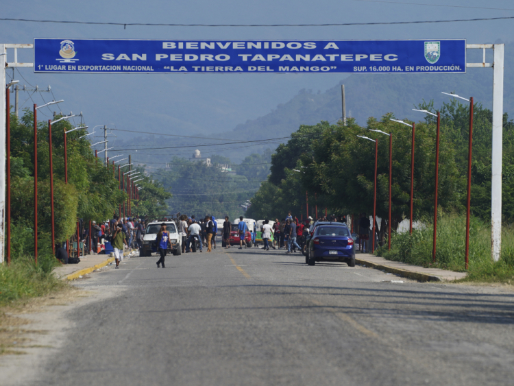 Mexico Venezuela Migrant Camp